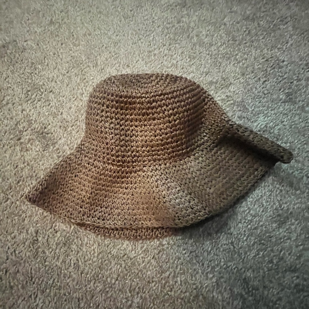 Madewell Brown Woven Hat